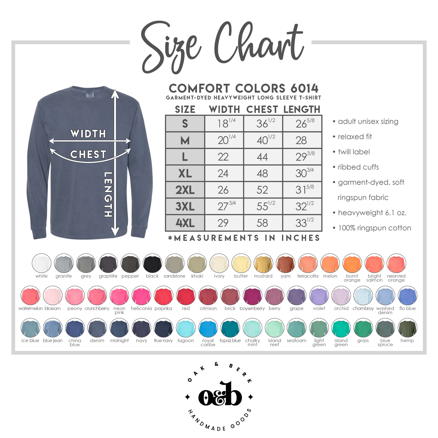 North Polk PTO | Comfort Colors Heavyweight Long Sleeve Tee {adult}