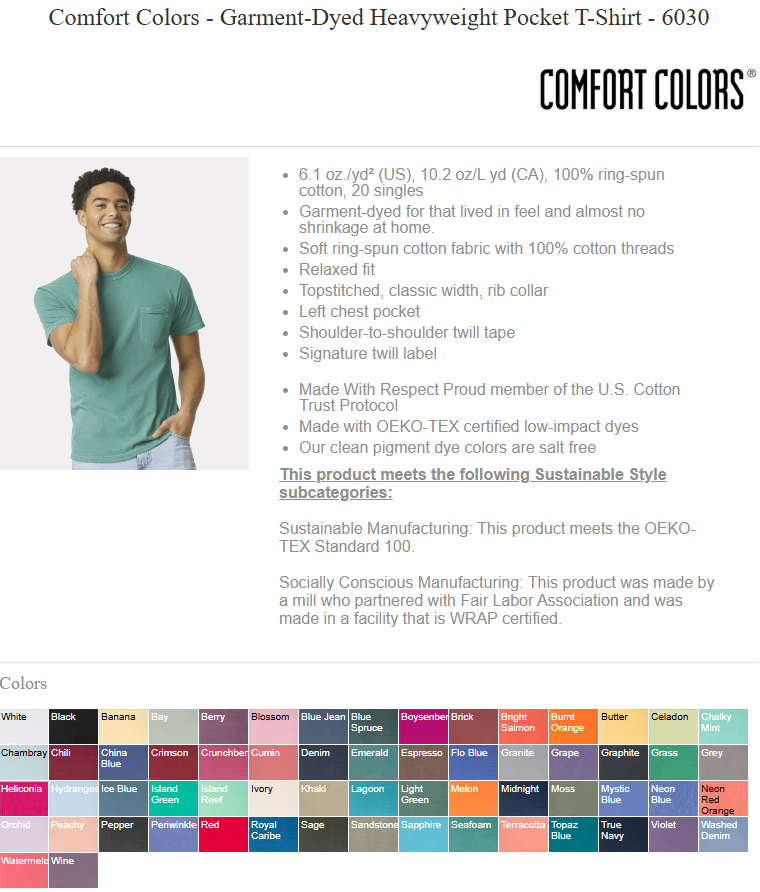 Creative Connection, pocket short sleeve