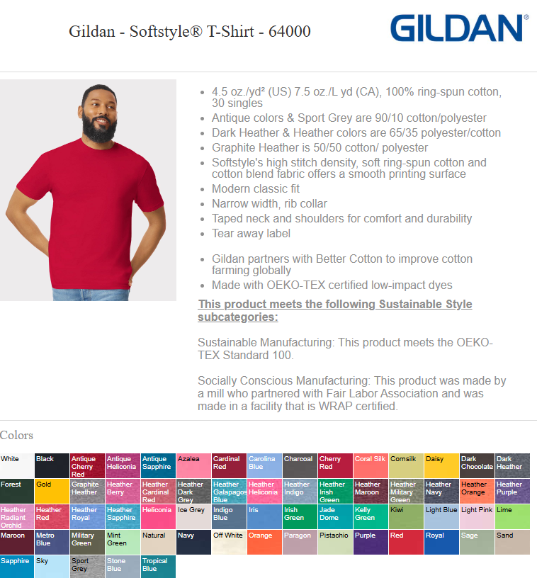 Guided Ascent, LLC - green tee options