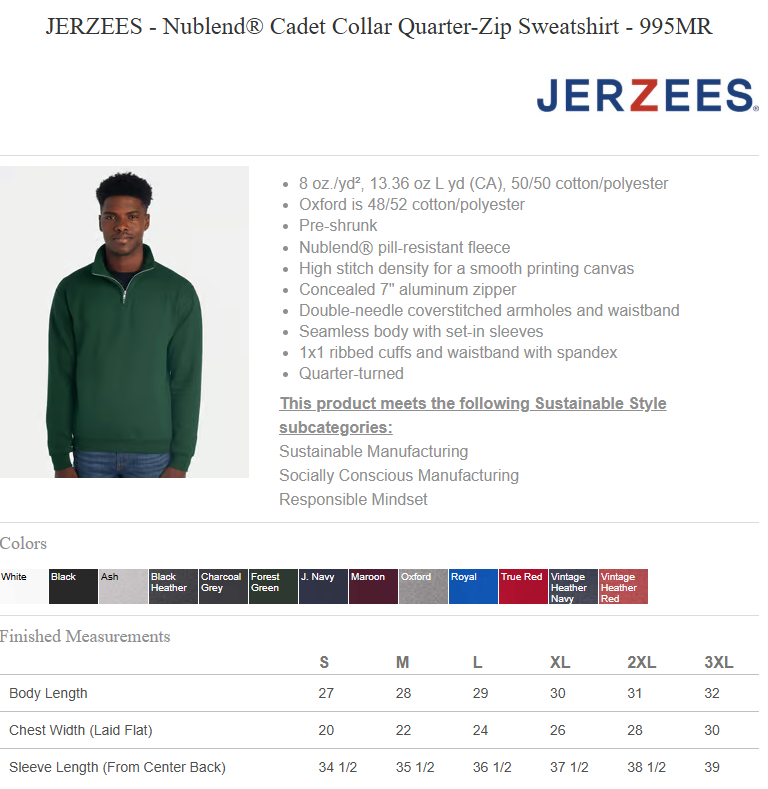Guided Ascent, LLC - jerzees cadet collar