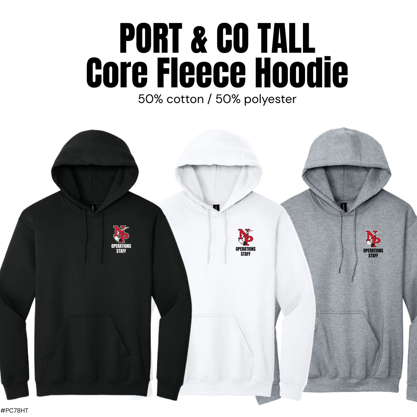 MTO / NPCSD, Operations Staff - Hoodie TALL