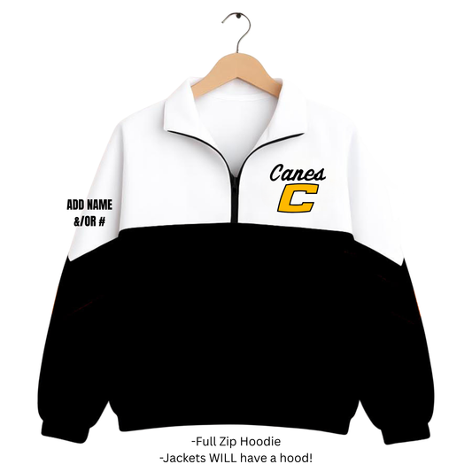 PRE-ORDER: Canes WINDBREAKER, full zip + hood