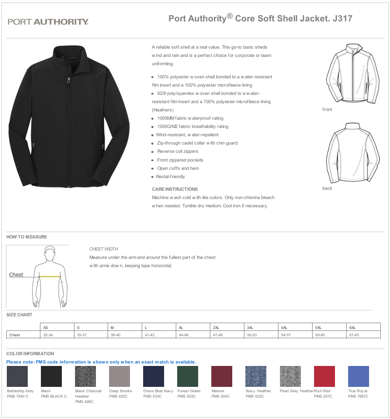 Guided Ascent, LLC - port authority soft shell jacket