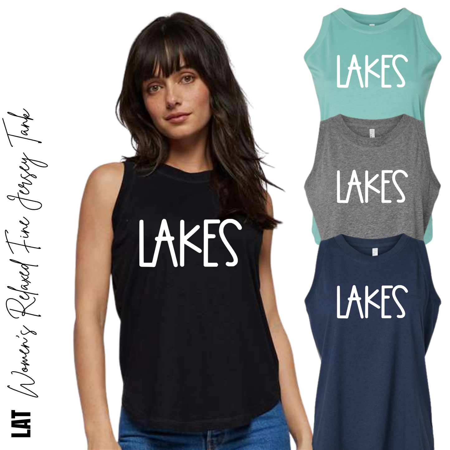 MTO / Lakes Plain Text, ladies tank