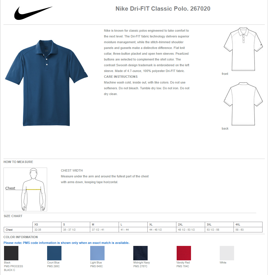 Guided Ascent, LLC - unisex nike polo