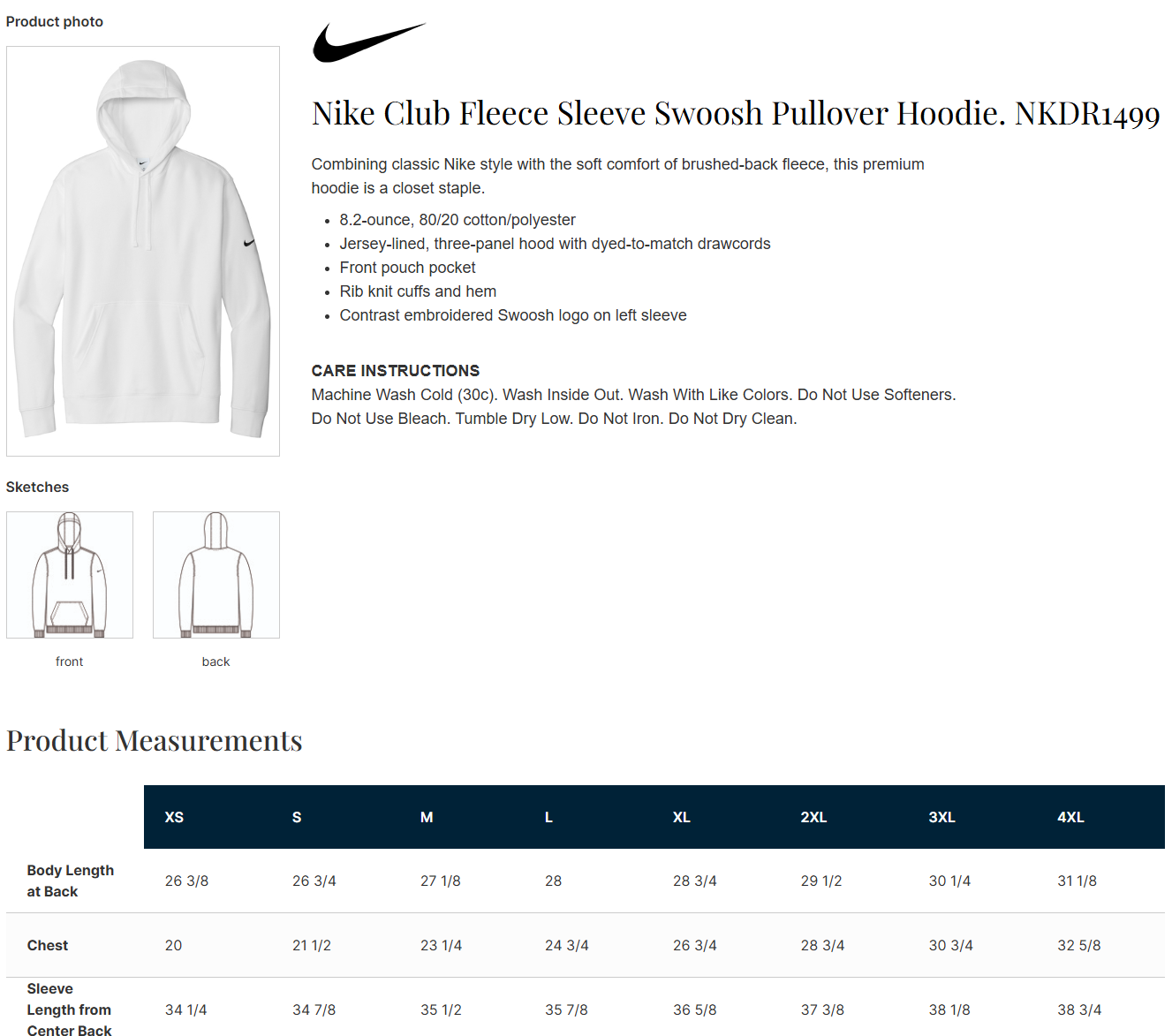 CANES | Nike Club Fleece Pullover Hoodie {adult}