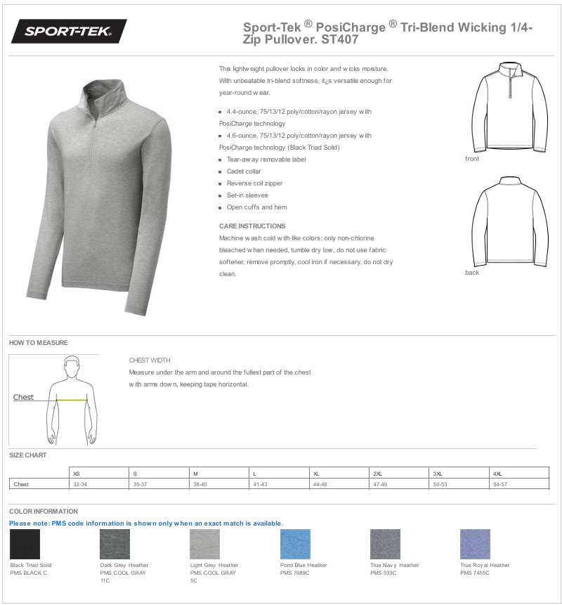 Guided Ascent, LLC - sport tek quarter zip pullover