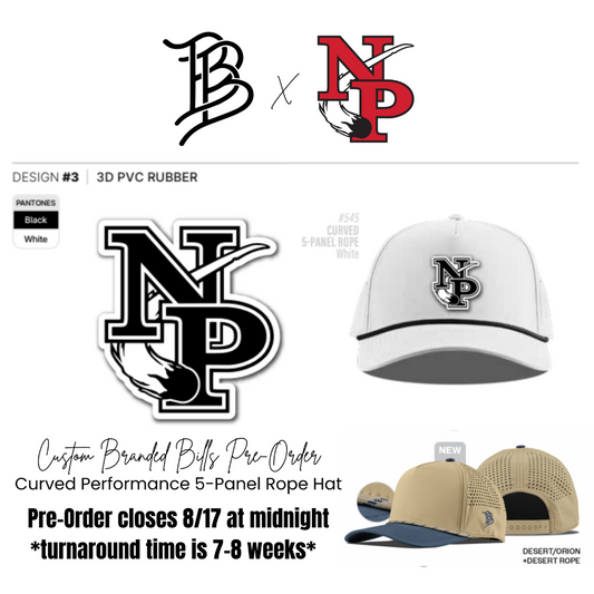 PRE-ORDER: Branded Bills | White + Black