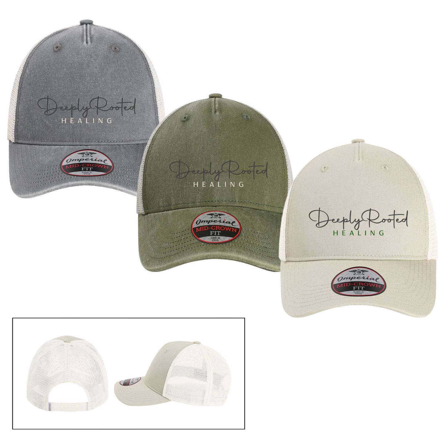 Deeply Rooted Healing | structured hat