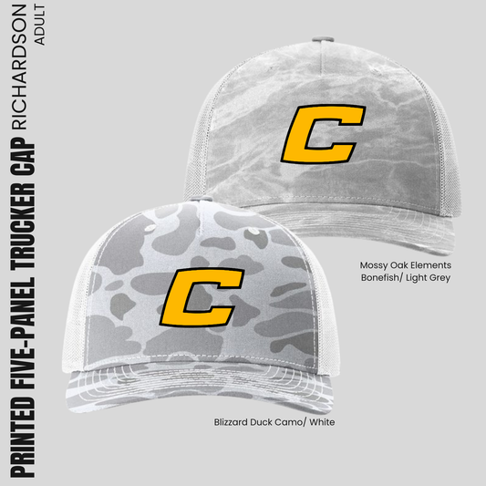 CANES | Printed Five-Panel Trucker Cap