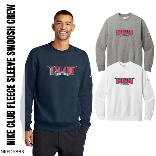 Ballard LL | Nike Club Fleece Crewneck {adult}
