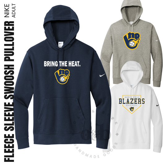 BLAZERS | Nike Club Fleece Pullover Hoodie {adult}