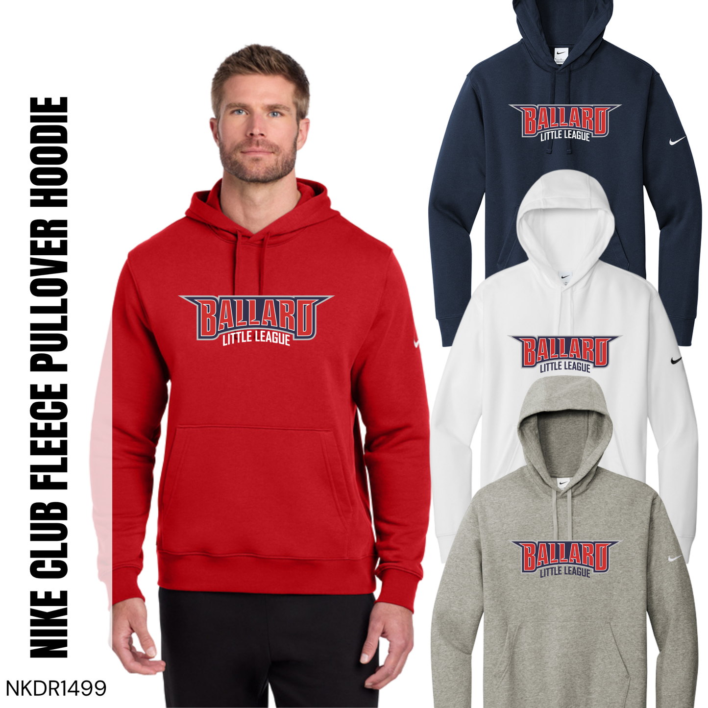 Ballard LL | Nike Club Fleece Pullover Hoodie {adult}