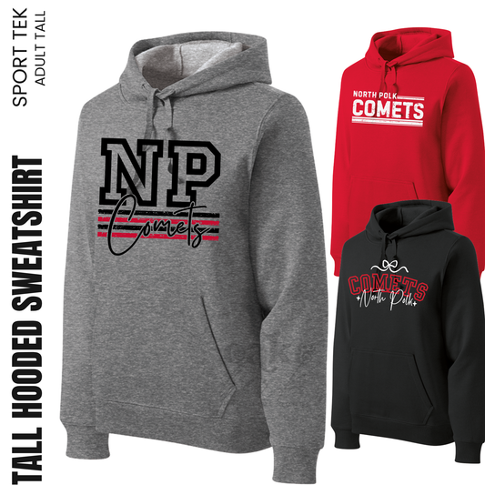 North Polk PTO | Sport Tek Adult TALL Hooded Sweatshirts