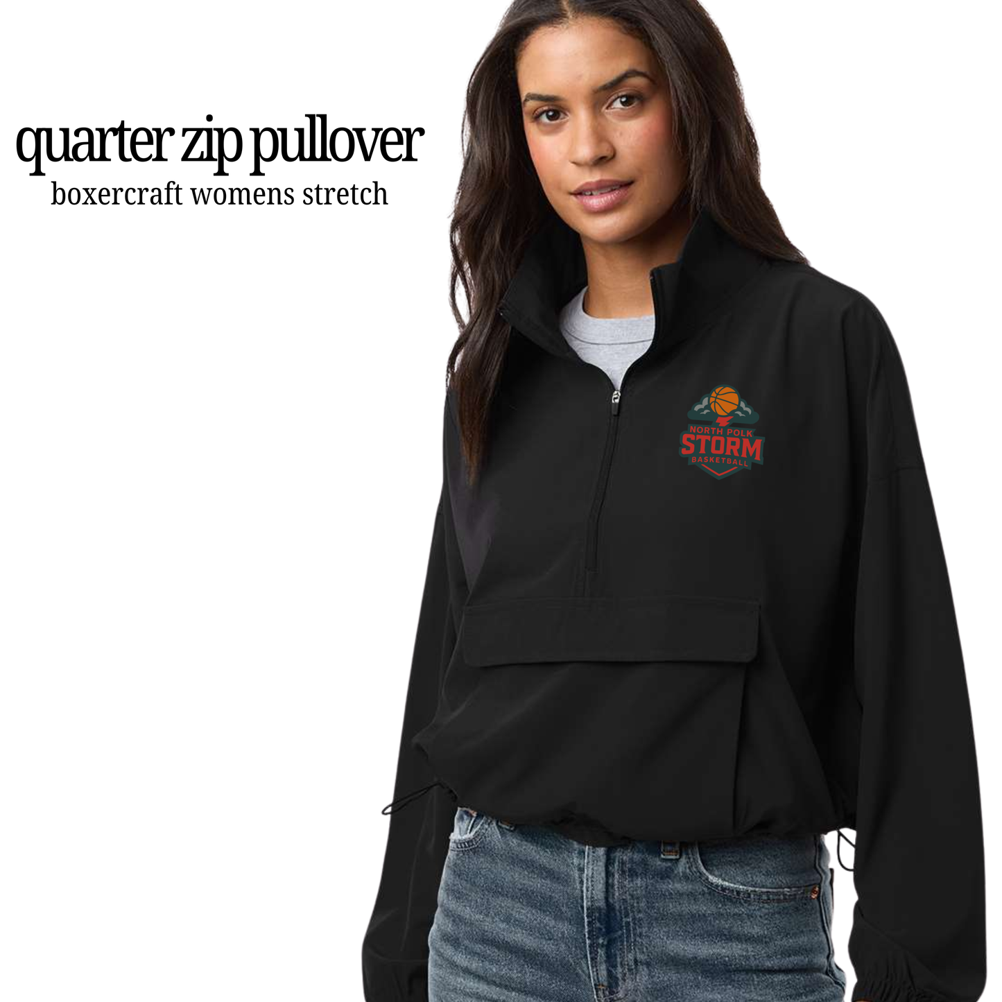 STORM | Boxercraft Women's Stretch 1/4-Zip Pullover