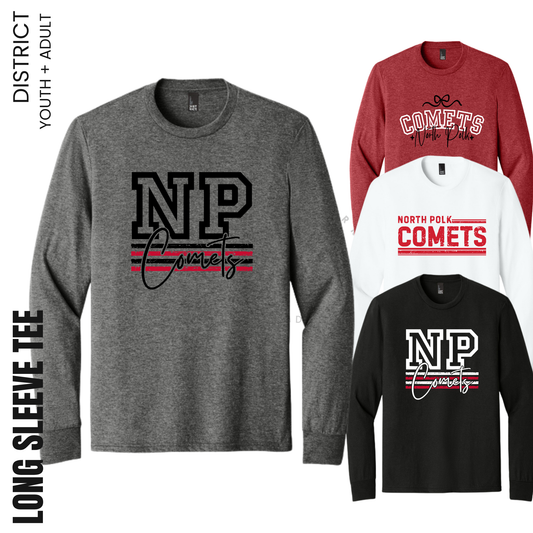 North Polk PTO | District Perfect Blend® CVC Long Sleeve Tee {adult + youth}