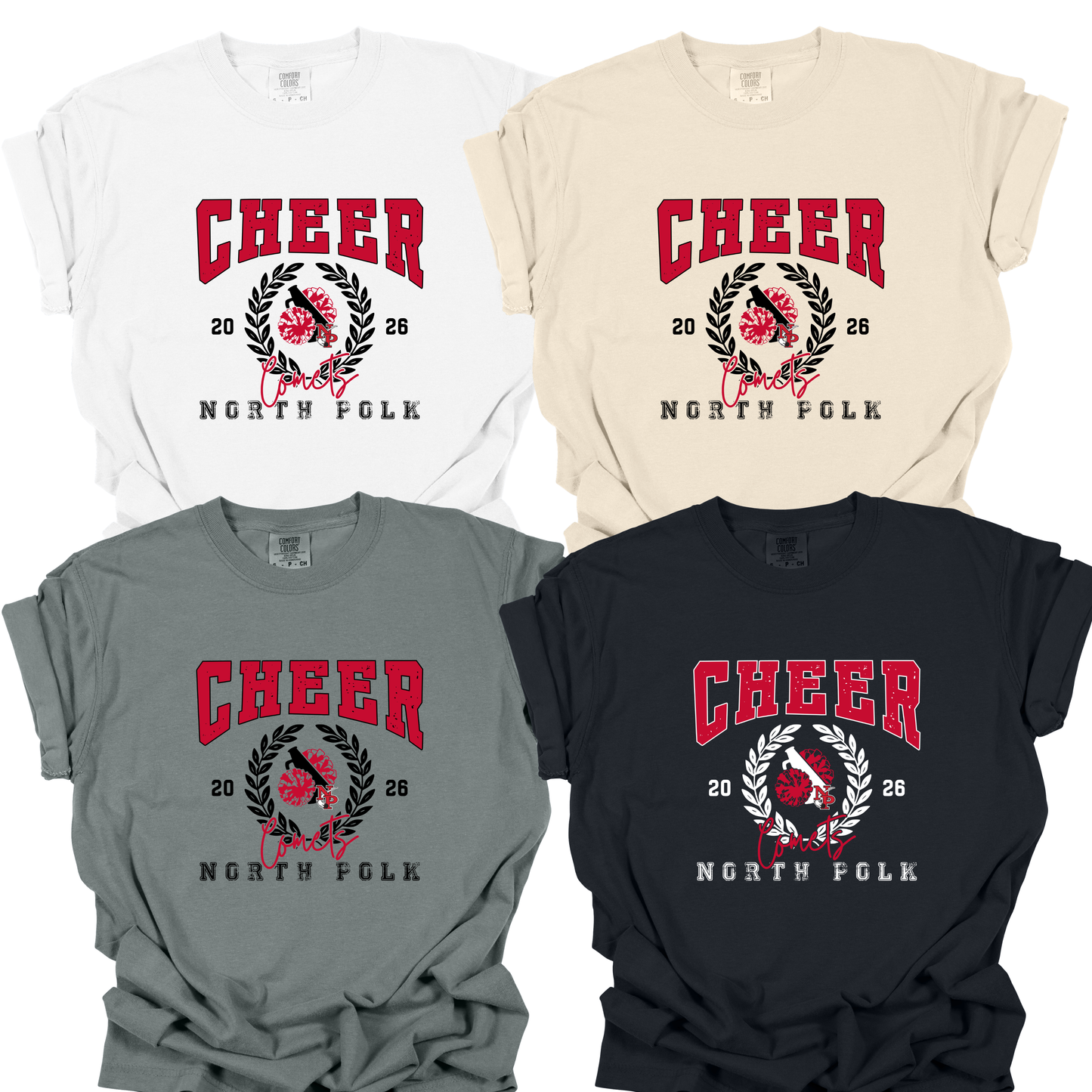 North Polk Fall Cheer | Comfort Colors Garment-Dyed Heavyweight T-Shirt