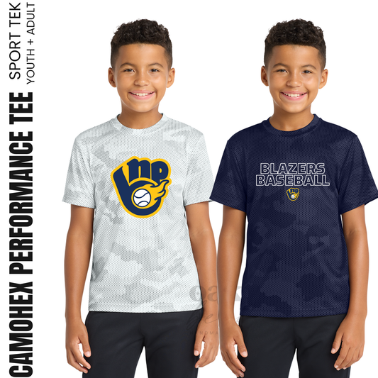BLAZERS | Sport-Tek CamoHex Tee {youth + adult}