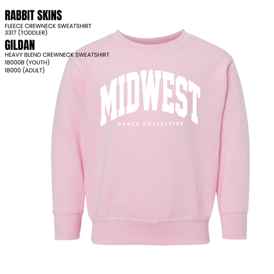 MDC | Midwest DC Crewneck Sweatshirt, toddler + youth