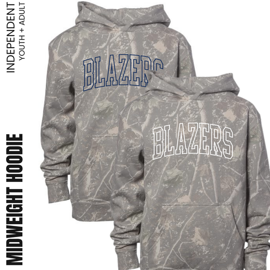 BLAZERS | Independent Midweight Hooded Sweatshirt {youth + adult}