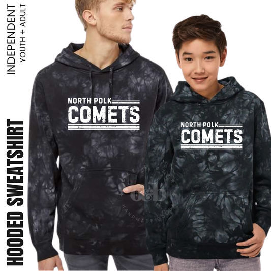 North Polk PTO / Independent Midweight Hooded Sweatshirt {youth+adult}