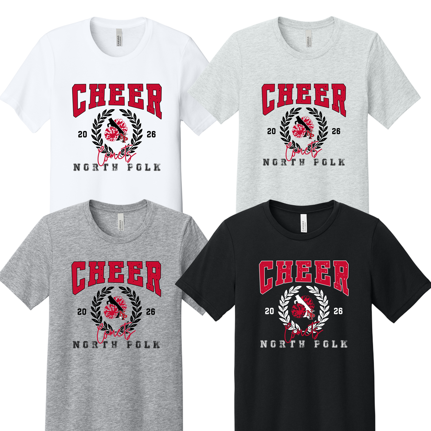 North Polk Fall Cheer | Bella+Canvas Unisex Tee, adult