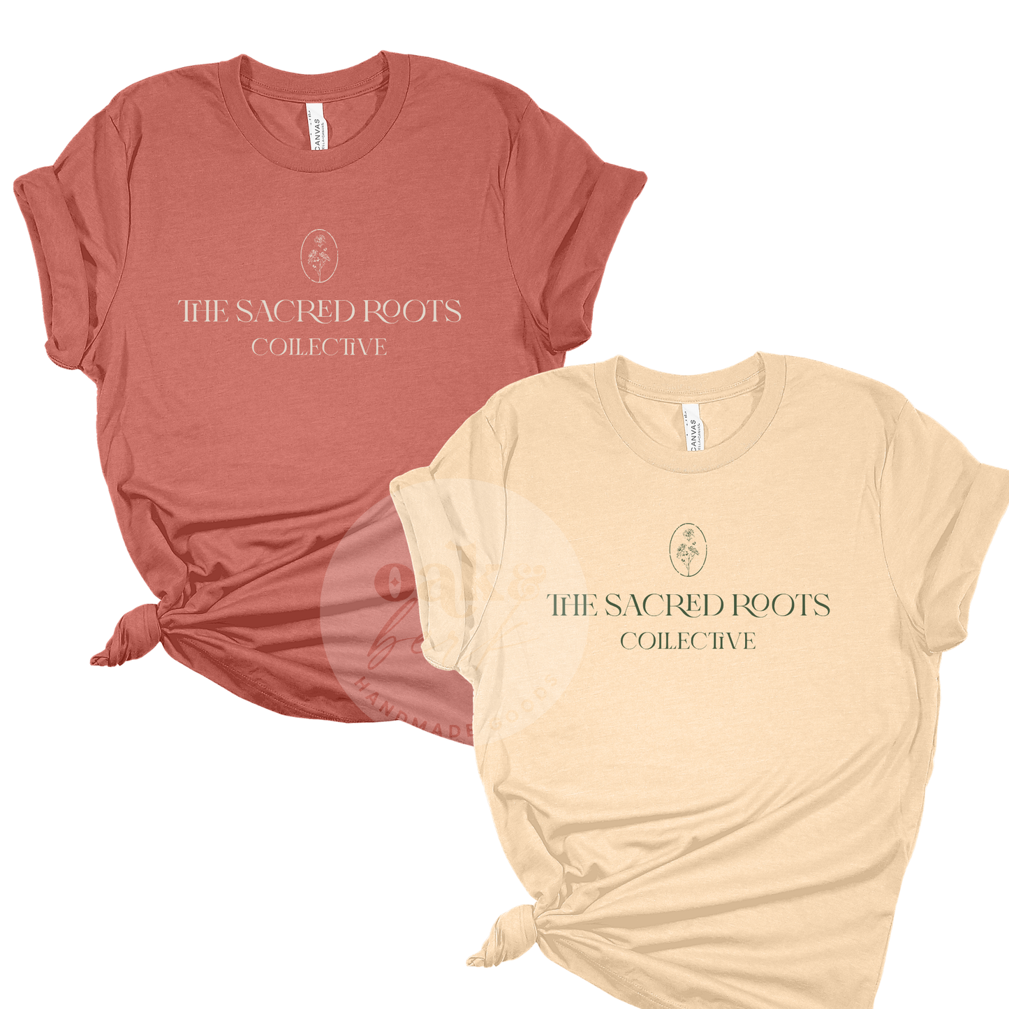 The Sacred Roots Collective | Simple Logo Bella+Canvas Tee