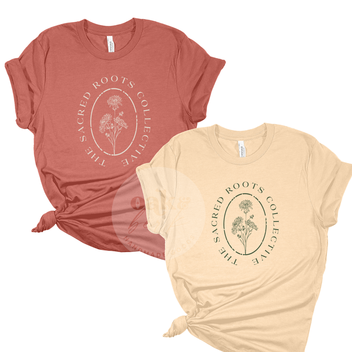 The Sacred Roots Collective | Full Logo Bella+Canvas Tee