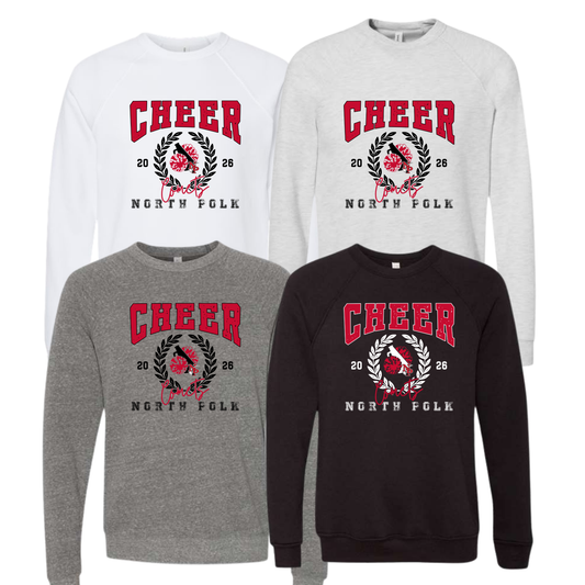 North Polk Fall Cheer | Bella+Canvas Crewneck Sweatshirt