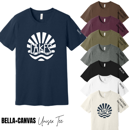 MTO / Lakes Logo Tee, bella+canvas