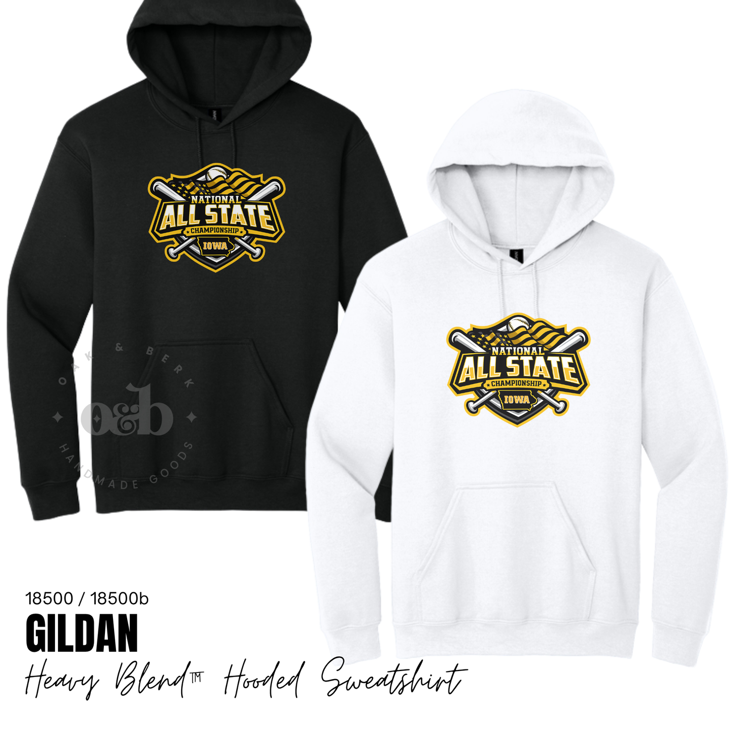 NASC-IA | Gildan Hooded Sweatshirt {adult + youth}
