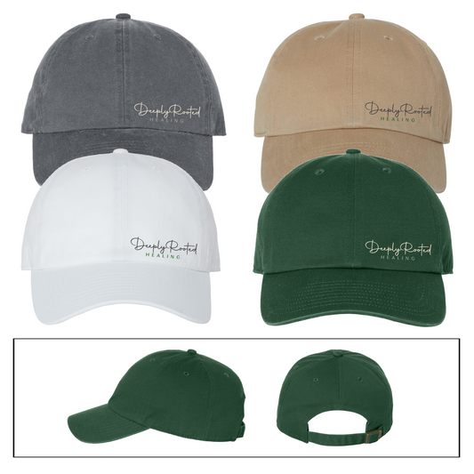 Deeply Rooted Healing | canvas hat