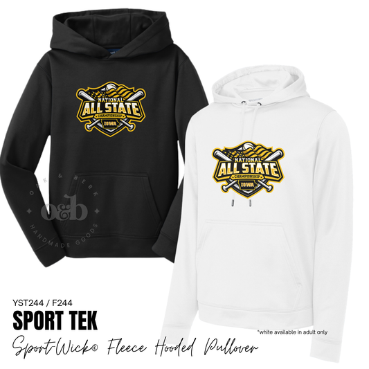 NASC-IA | SportWick Fleece Hooded Pullover {youth + adult}