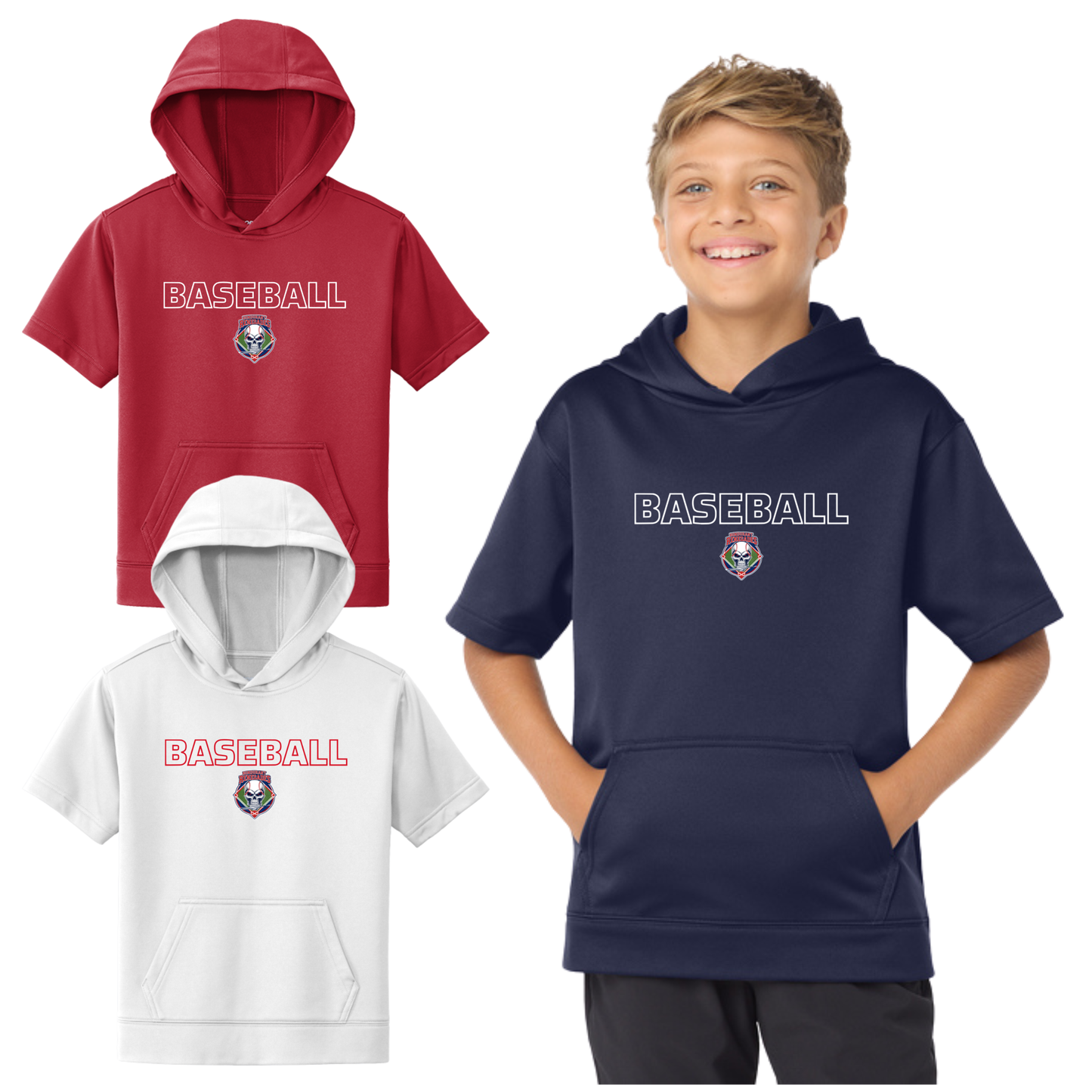 RENEGADES | Baseball Sport-Tek Fleece Short Sleeve Hoodie