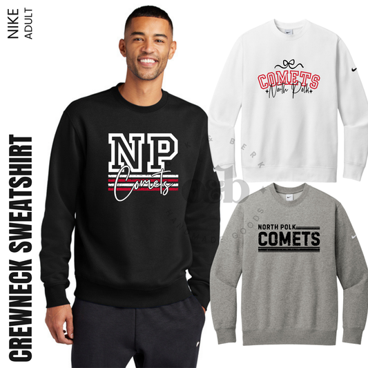 North Polk PTO | Nike Club Fleece Crewneck {adult}