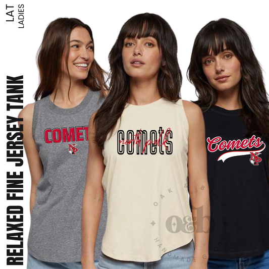 North Polk PTO | LAT Ladies' Relaxed Fine Jersey Tank