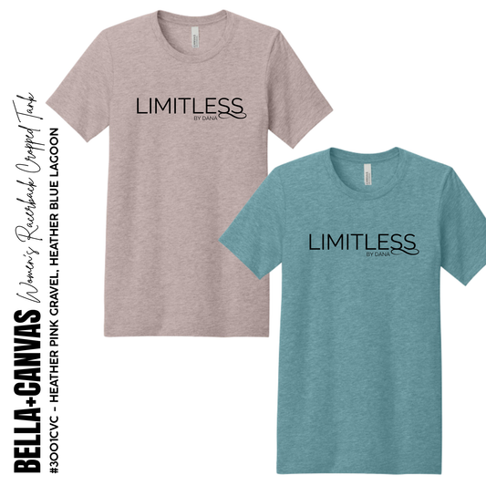 LIMITLESS | Bella+Canvas Tee, adult+youth