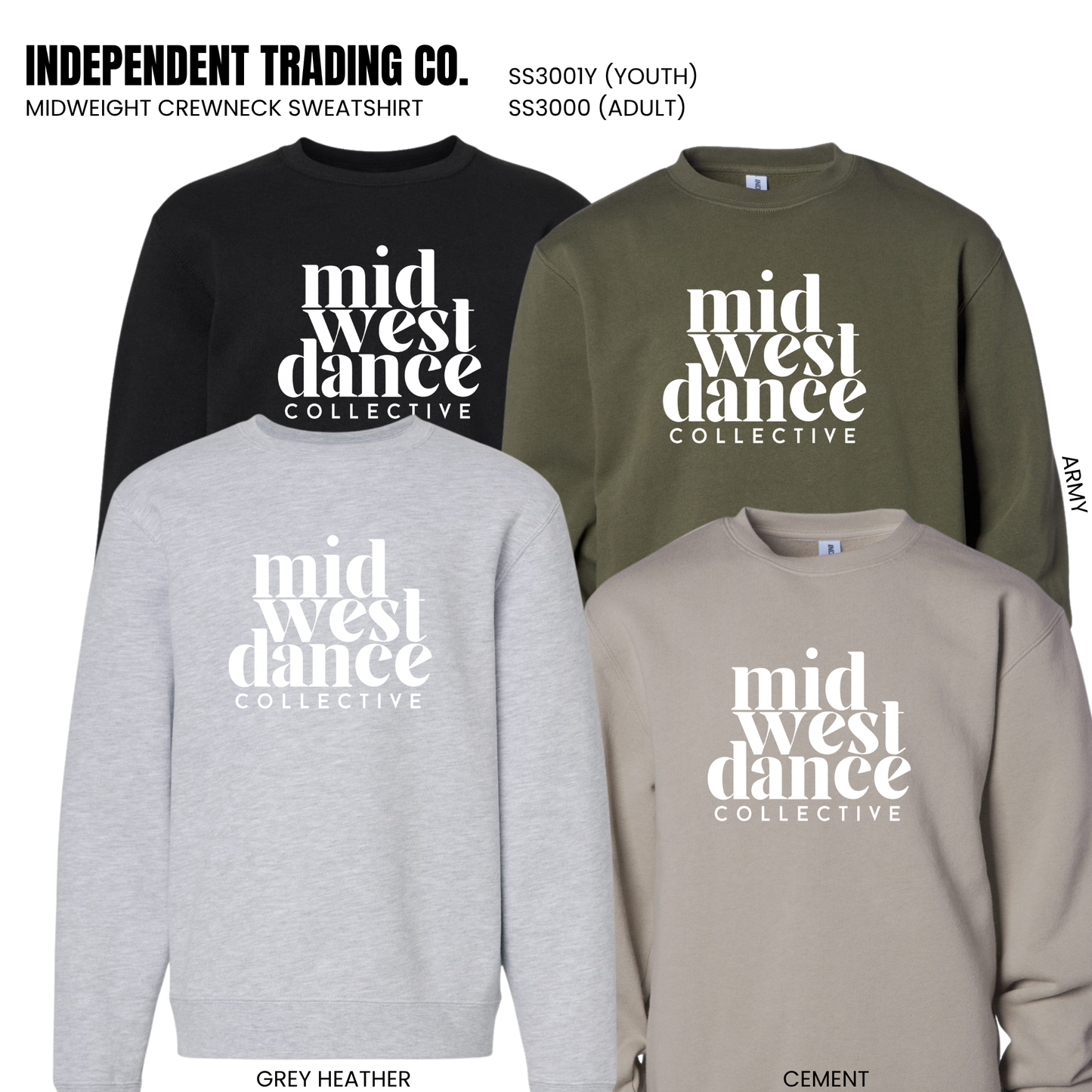 MDC | Independent Midweight Crewneck Sweatshirt