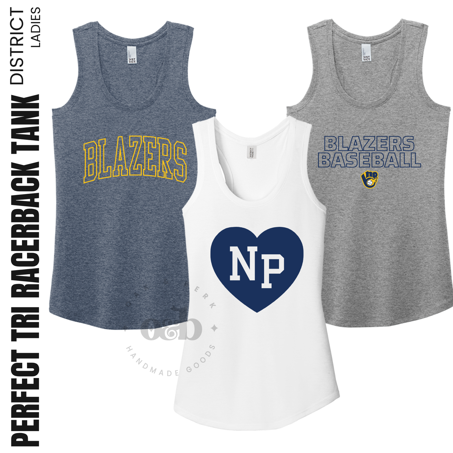 BLAZERS | District Women’s Perfect Tri Racerback Tank