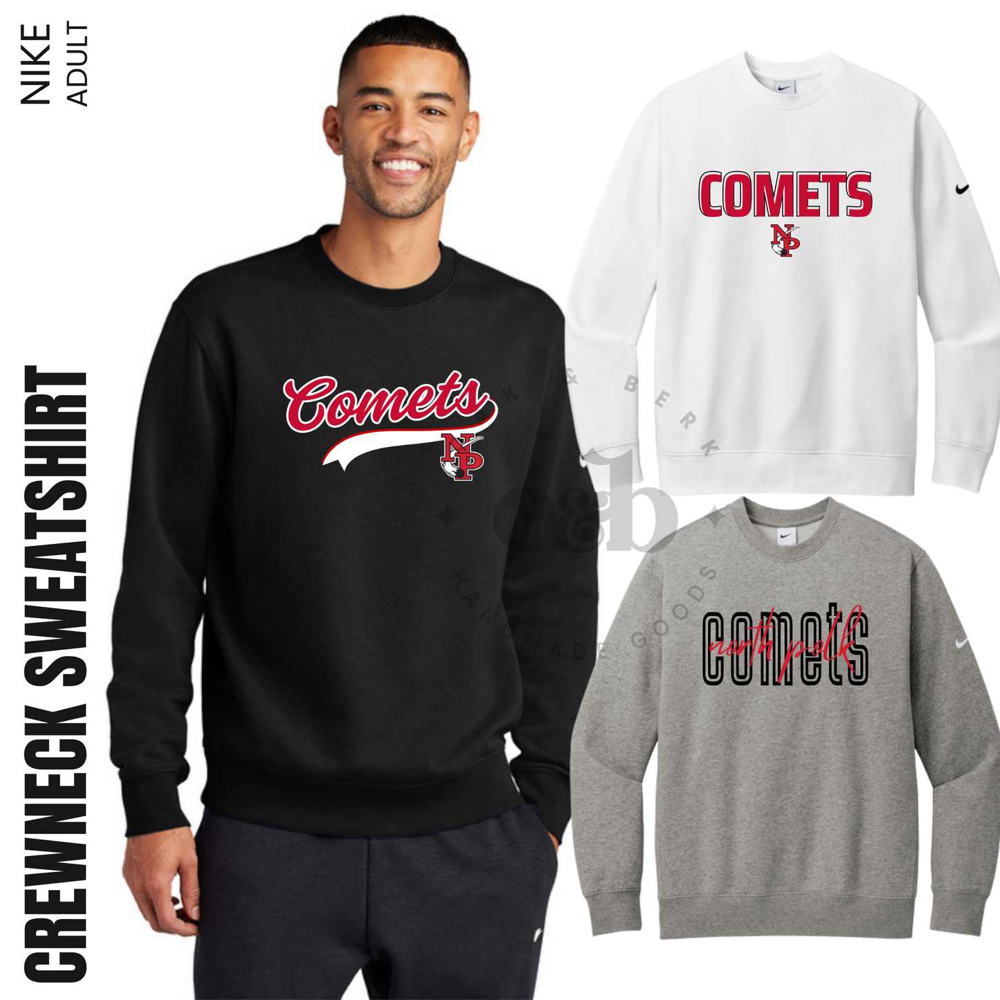 North Polk PTO | Nike Club Fleece Crewneck {adult}