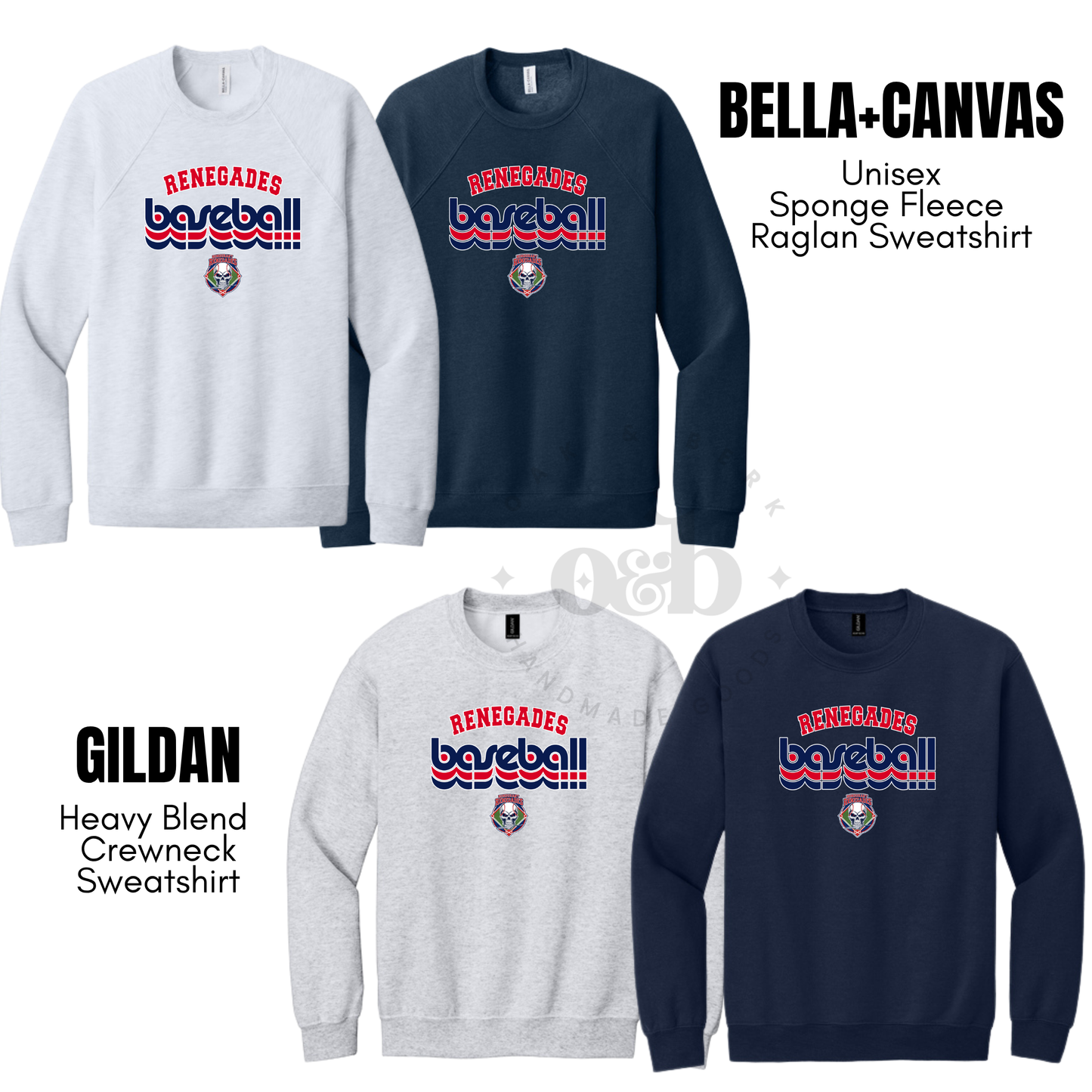 RENEGADES | Retro Baseball, sweatshirts