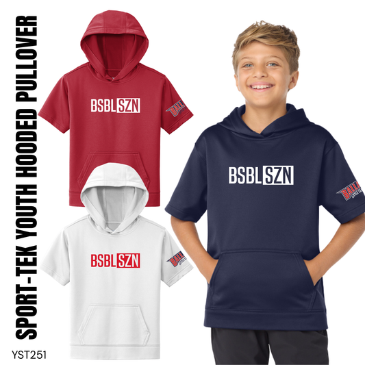 Ballard LL | Sport-Tek Fleece Short Sleeve Hooded Pullover {youth+adult}