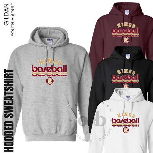 KINGS | Gildan Hooded Sweatshirt {adult + youth}