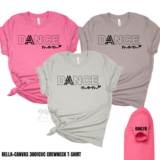 ACAA | Dance Mom Tee, bella+canvas