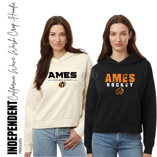 Ames Hockey | Independent Boxy Hoodie