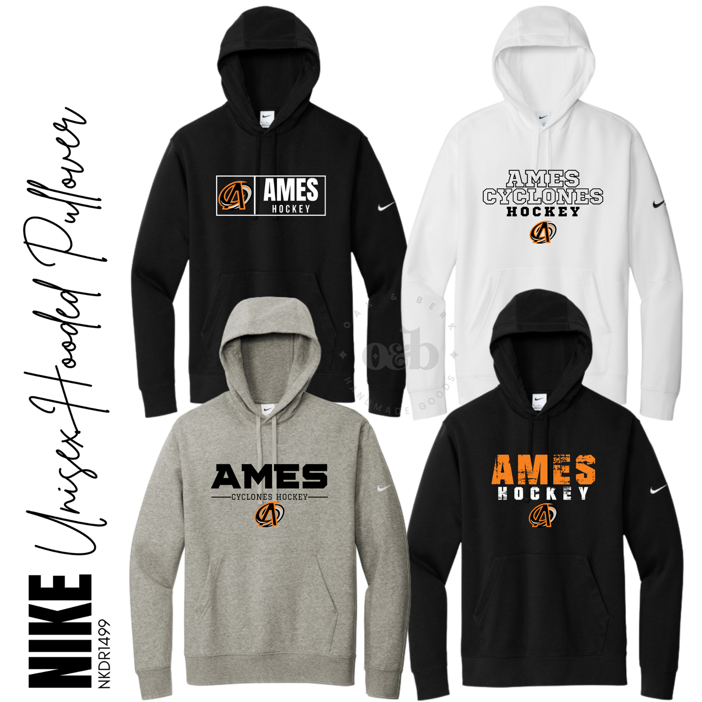 Ames Hockey | Nike Unisex Hoodie