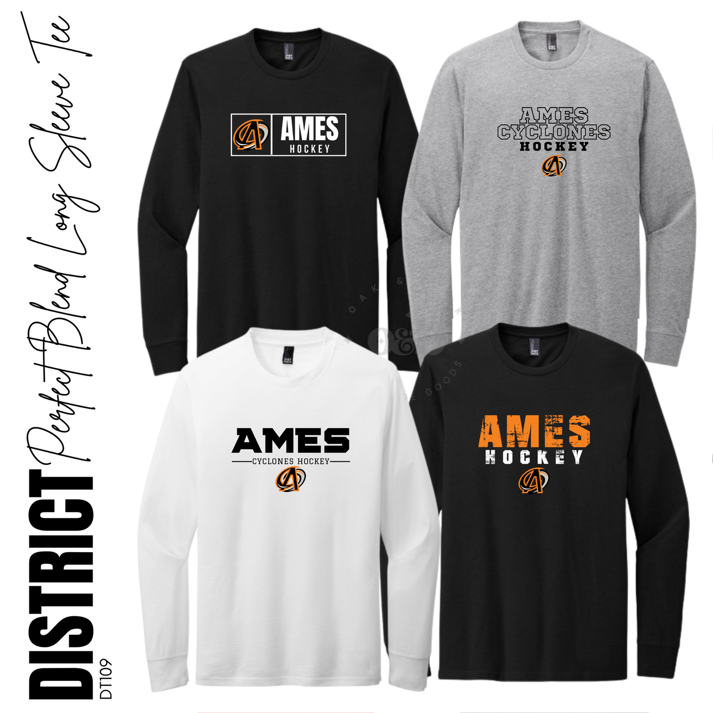 Ames Hockey | District Long Sleeve Tee