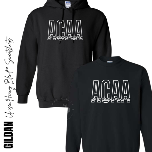 ACAA | Gildan ACAA Outline Sweatshirts {youth + adult}