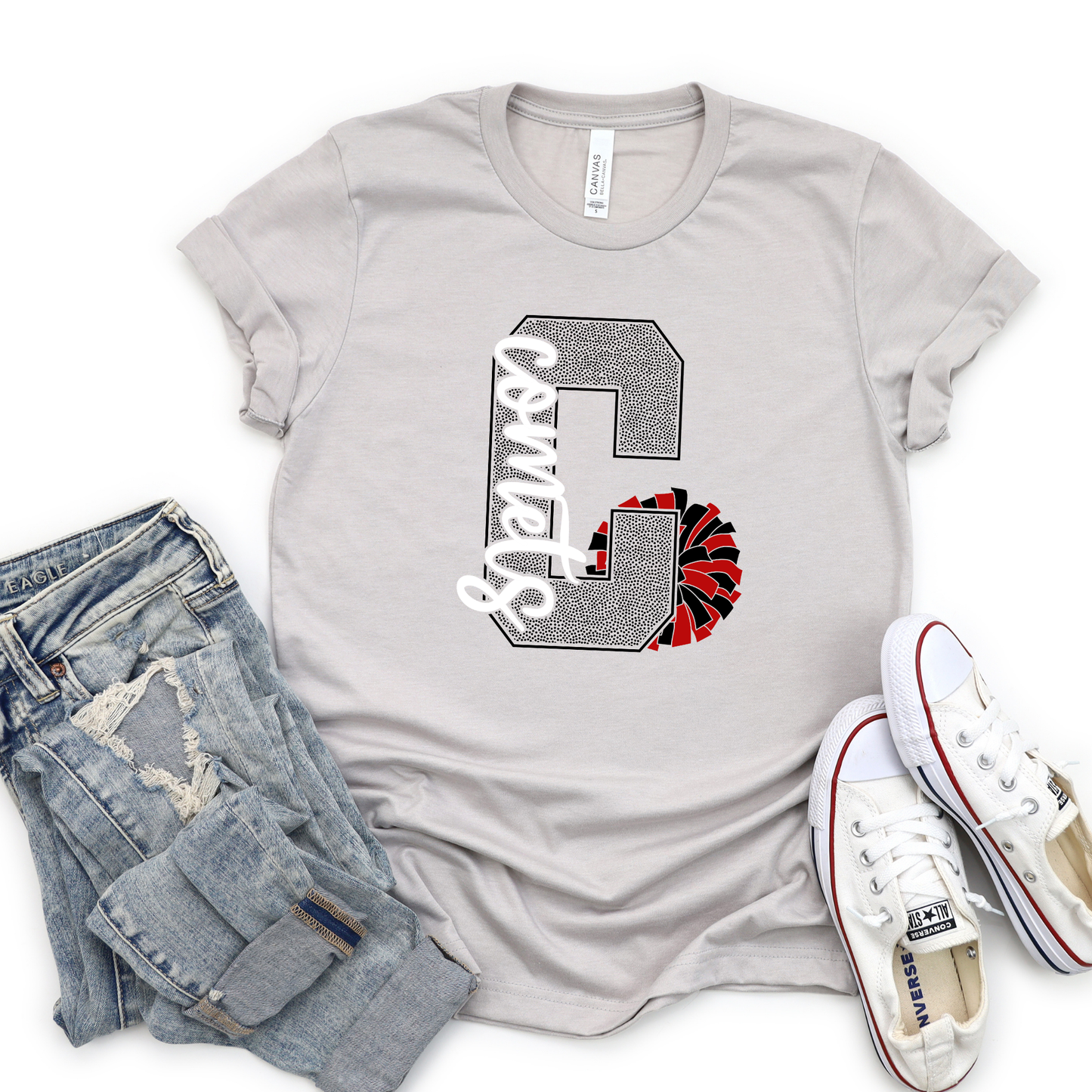 North Polk Cheer | Bella+Canvas Jersey CVC Unsiex Tee