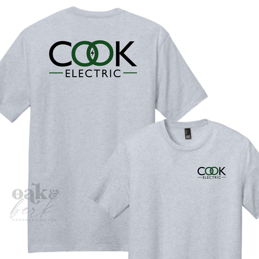 Cook Electric | District Perfect Blend® CVC Tee, logo tee